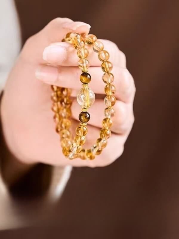 Custom Feng Shui bracelet for career wealth